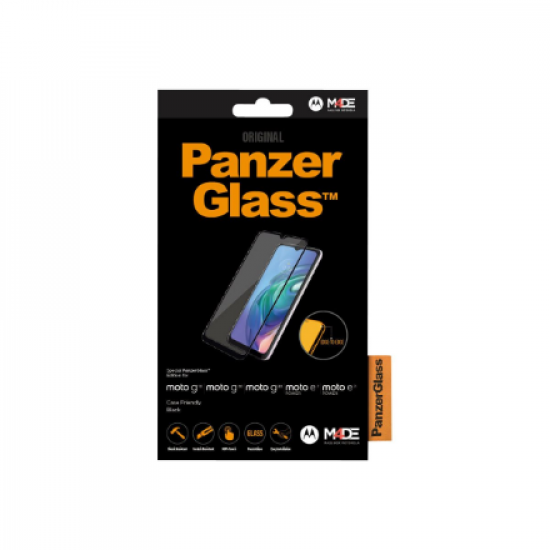 PanzerGlass | Screen protector | Motorola | Moto g10/g30/E7 Power | Glass | Black | Full frame coverage; 100% touch preservation; Rounded edges | Case friendly