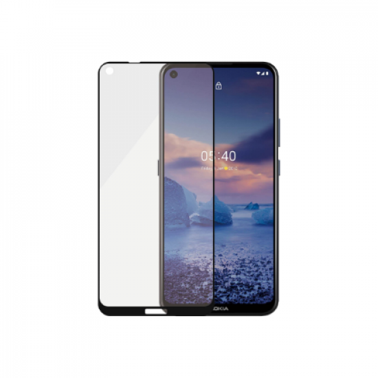 PanzerGlass | Screen protector | Nokia | 3.4/5.4 | Glass | Black | Full frame coverage; 100% touch preservation; Rounded edges | Case friendly