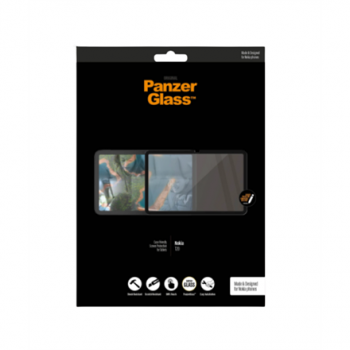 PanzerGlass | Screen protector | Nokia | T20 | Glass | Black | Full frame coverage; 100% touch preservation; Rounded edges | Case friendly