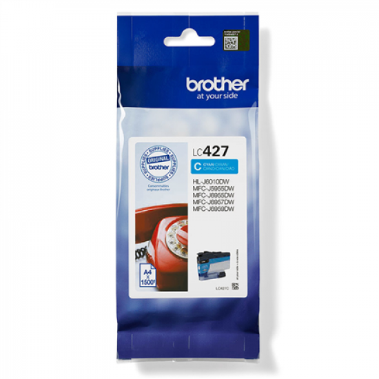 Brother LC427C | Ink Cartridge | Cyan