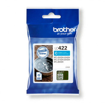 Brother LC422C | Ink Cartridge | Cyan