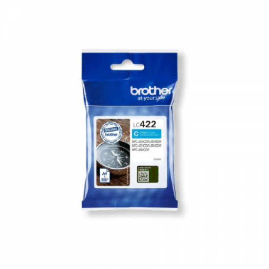 Brother LC422C | Ink Cartridge | Cyan