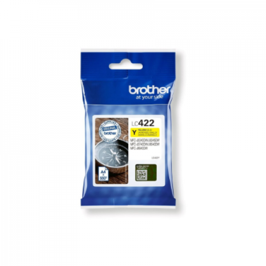 Brother LC422Y | Ink Cartridge | Yellow