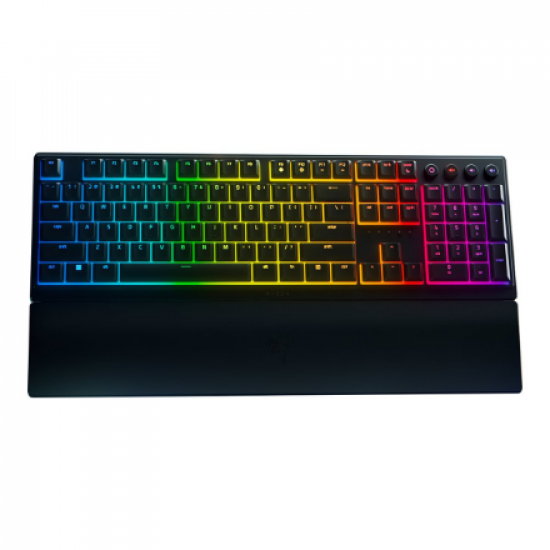 Razer | Gaming Keyboard | Ornata V3 | Gaming keyboard | Wired | RGB LED light | NORD | Black | Numeric keypad | Razer Mecha-Membrane