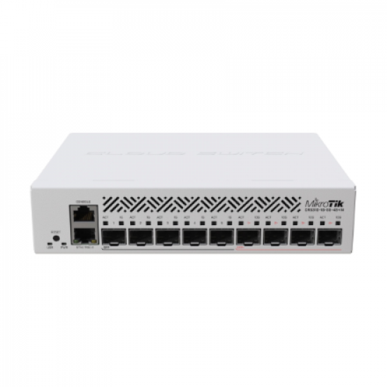 Cloud Router Switch | CRS310-1G-5S-4S+IN | No Wi-Fi | 10/100/1000 Mbit/s | Ethernet LAN (RJ-45) ports 1 | Mesh Support No | MU-MiMO No | No mobile broadband