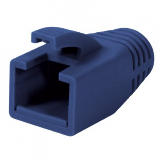 Logilink | RJ45 Plug Strain Relief Boot, 8.0mm (50 pcs.) | MP0035B | Blue