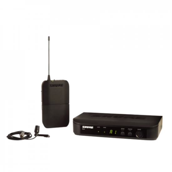 Shure | Wireless Presenter System with CVL Lavalier Microphone | BLX14E/CVL | Black | Wireless connection
