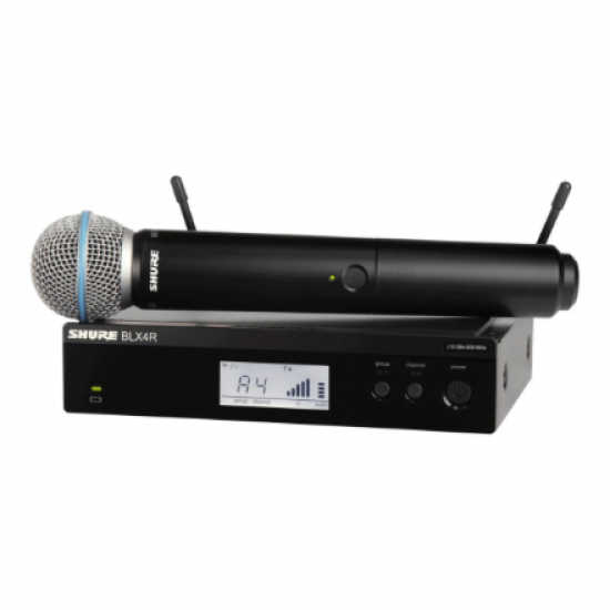 Shure | Yes | Wireless Vocal Rack-mount System with Beta 58A | BLX24RE/B58 | Black | Yes | Wireless connection