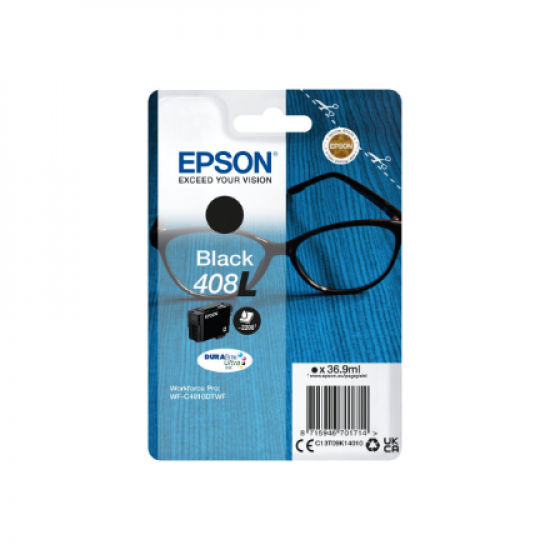 Epson 408L | DURABrite Ultra Ink | Black