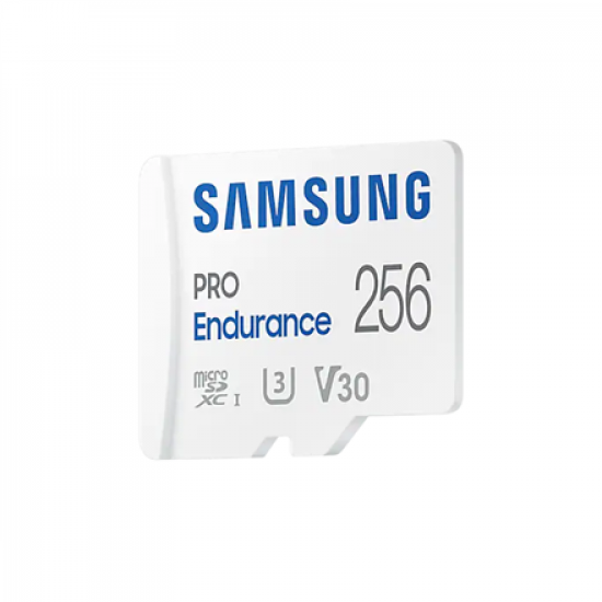 Samsung | PRO Endurance | MB-MJ256KA/EU | 256 GB | MicroSD Memory Card | Flash memory class U3, V30, Class 10 | SD adapter
