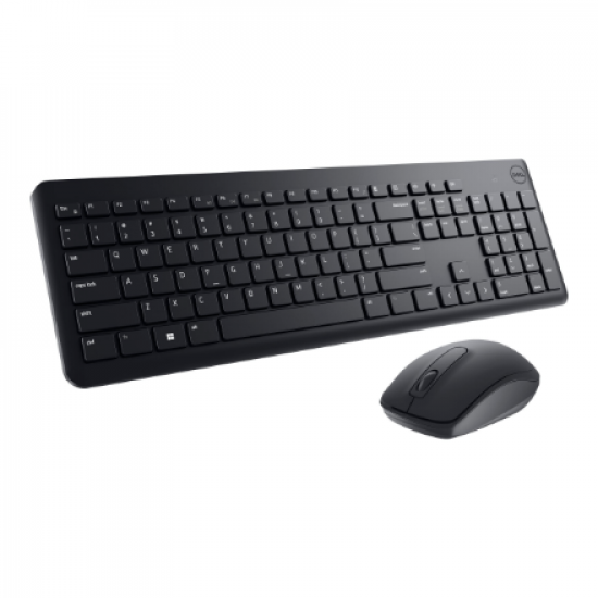 Dell | Keyboard and Mouse | KM3322W | Keyboard and Mouse Set | Wireless | Batteries included | US | Black | Wireless connection