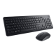 Dell | Keyboard and Mouse | KM3322W | Keyboard and Mouse Set | Wireless | Batteries included | US | Black | Wireless connection