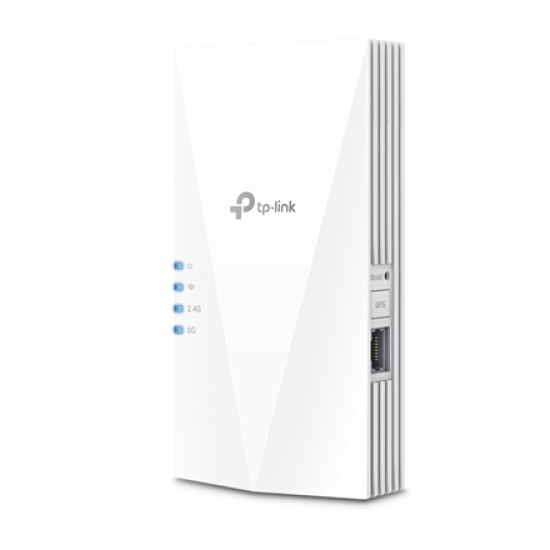 TP-LINK | AX1800 Wi-Fi 6 Range Extender | RE600X | 802.11ax | 2.4GHz/5GHz | Ethernet LAN (RJ-45) ports 1 | MU-MiMO Yes | no PoE | Antenna type 2xInternal