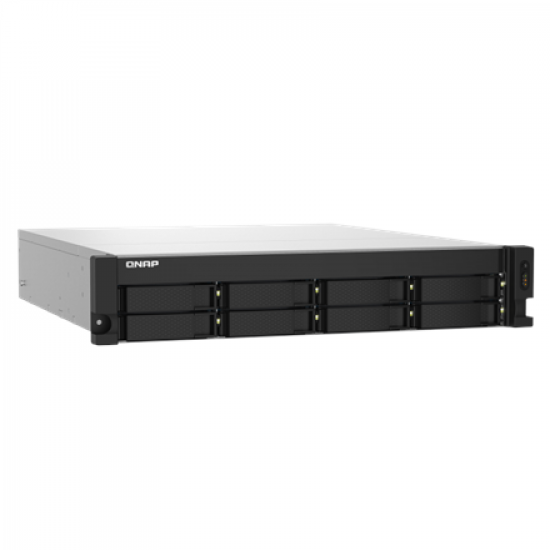 QNAP | 8-Bay NAS | TS-832PXU-RP-4G | Up to 8 HDD Hot-swap | AnnapurnaLabs Alpine | AL324 ARM Cortex-A57 Quad-Core | Processor frequency 1.7 GHz | 4 GB | DDR4