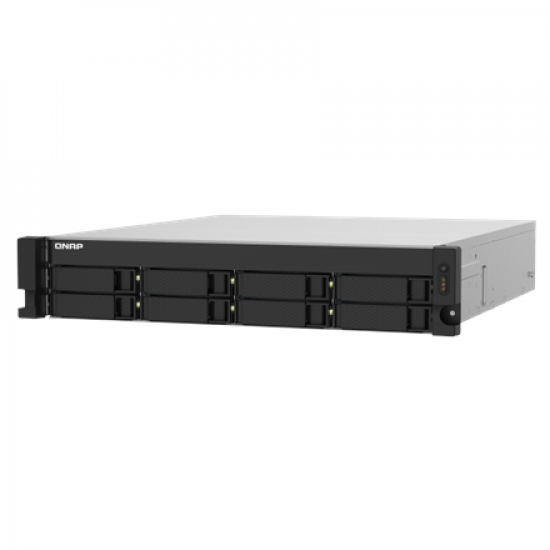 QNAP | 8-Bay NAS | TS-832PXU-RP-4G | Up to 8 HDD Hot-swap | AnnapurnaLabs Alpine | AL324 ARM Cortex-A57 Quad-Core | Processor frequency 1.7 GHz | 4 GB | DDR4