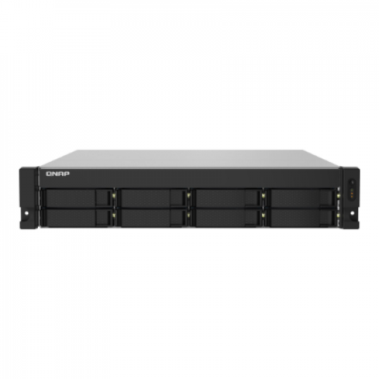 QNAP | 8-Bay NAS | TS-832PXU-RP-4G | Up to 8 HDD Hot-swap | AnnapurnaLabs Alpine | AL324 ARM Cortex-A57 Quad-Core | Processor frequency 1.7 GHz | 4 GB | DDR4