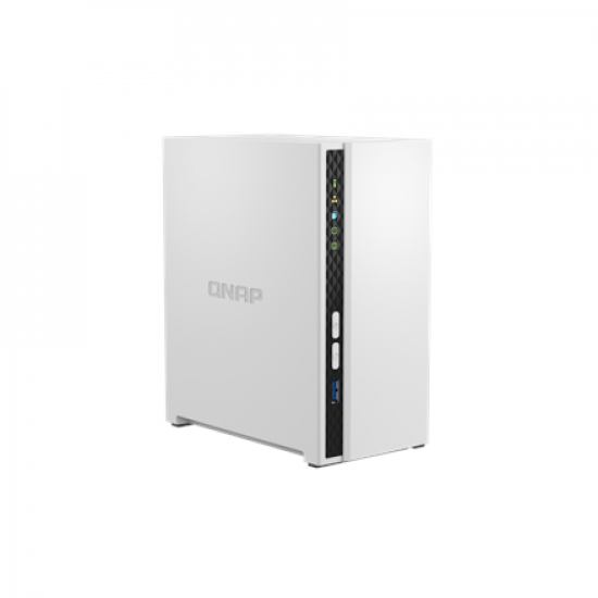 QNAP | 2-Bay ARM | TS-233 | Up to 2 SATA 6Gb/s, 3Gb/s | ARM 4-core | Cortex-A55 | Processor frequency 2.0 GHz | 2 GB | N/A