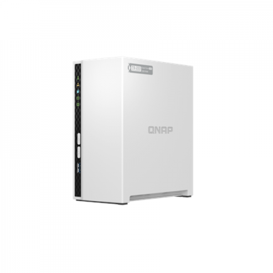 QNAP | 2-Bay ARM | TS-233 | Up to 2 SATA 6Gb/s, 3Gb/s | ARM 4-core | Cortex-A55 | Processor frequency 2.0 GHz | 2 GB | N/A