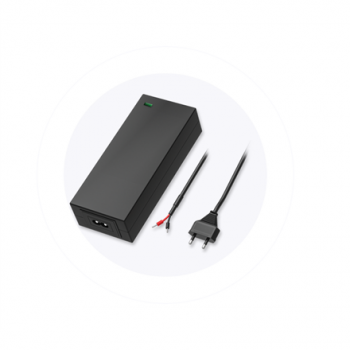 Teltonika - PR317EUA  - EU power supply, 62W (AC/DC Power supply EU Plug 48V 1.3A 1500+2000mm with 2.5mm^2 wire ferrule) | Teltonika EU 2-PIN POWER SUPPLY 62W for TSW200 | EU 2-PIN POWER SUPPLY, 62W