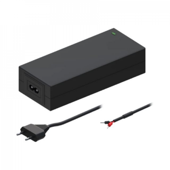 Teltonika - PR317EUA  - EU power supply, 62W (AC/DC Power supply EU Plug 48V 1.3A 1500+2000mm with 2.5mm^2 wire ferrule) | Teltonika EU 2-PIN POWER SUPPLY 62W for TSW200 | EU 2-PIN POWER SUPPLY, 62W