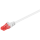 CAT 6 patch cable U/UTP | 68632 | Prewired, unshielded LAN cable with 2x RJ45 plugs for connecting network components; High-quality copper-clad aluminium wire (CCA) and gold-plated contacts guarantee an excellent, powerful network connection; Latch protec