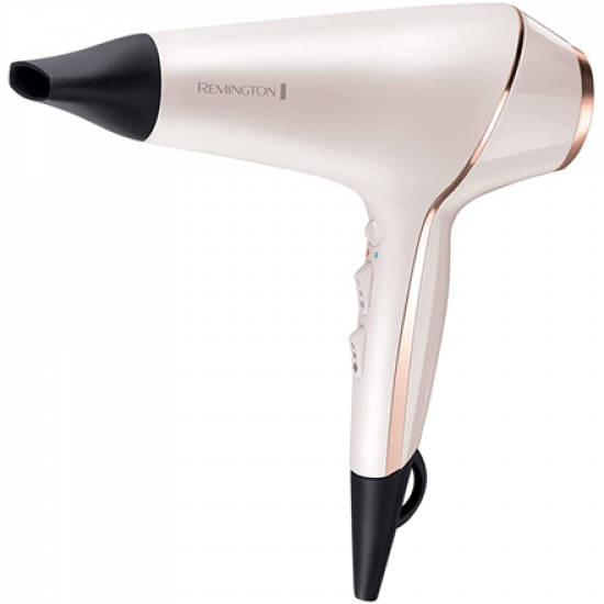 Remington | Hair dryer | ProLuxe AC9140 | 2400 W | Number of temperature settings 3 | Ionic function | Diffuser nozzle | White/Gold/Black