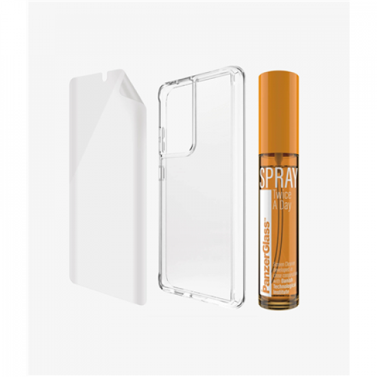 PanzerGlass | Samsung Galaxy S21 Ultra 5G | Samsung | Galaxy S21 | N/A | Transparent | Self-healing TPU material. Full silicone adhesive