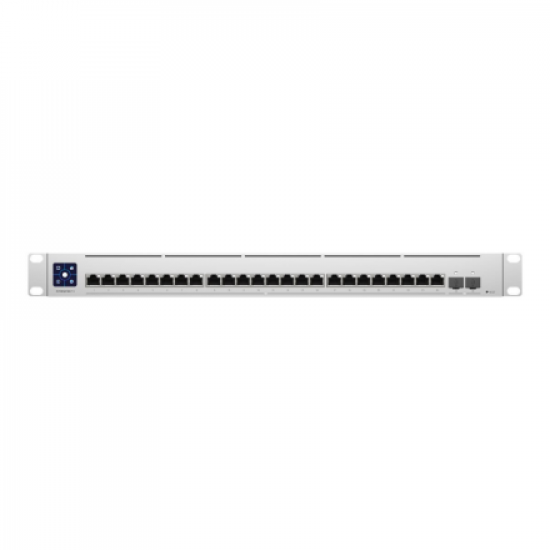 Ubiquiti | Unifi Switch | USW-EnterpriseXG-24 | Managed L3 | Rackmountable | Gigabit Ethernet (copper) ports quantity 24 | SFP+ ports quantity 2x 25G SFP | Power supply type Internal
