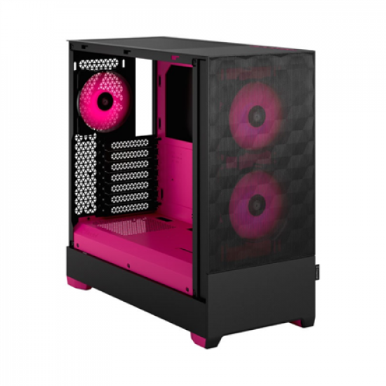 Fractal Design | Pop Air RGB | Side window | Magenta Core TG Clear Tint | ATX, mATX, Mini ITX | Power supply included No | ATX