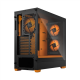 Fractal Design | Pop Air RGB | Side window | Orange Core TG Clear Tint | ATX, mATX, Mini ITX | Power supply included No | ATX
