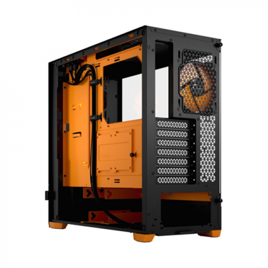 Fractal Design | Pop Air RGB | Side window | Orange Core TG Clear Tint | ATX, mATX, Mini ITX | Power supply included No | ATX