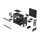 Fractal Design | Pop Mini Air RGB | Side window | Black TG Clear Tint | mATX, Mini ITX | ATX