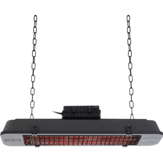 SUNRED | Heater | RD-DARK-VIN25H, Dark Vintage Hanging | Infrared | 2500 W | Black | IP44