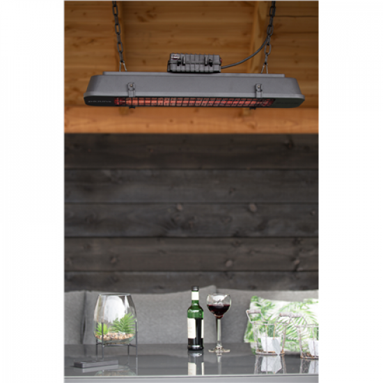 SUNRED | Heater | RD-DARK-VIN25H, Dark Vintage Hanging | Infrared | 2500 W | Black | IP44