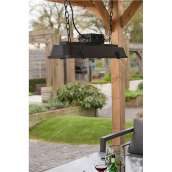SUNRED | Heater | RD-DARK-VIN25H, Dark Vintage Hanging | Infrared | 2500 W | Black | IP44