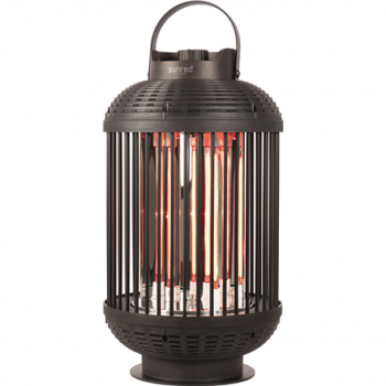 SUNRED | Heater | D-INDO-12T, Indox Dark Table | Infrared | 1200 W | Black | IP55