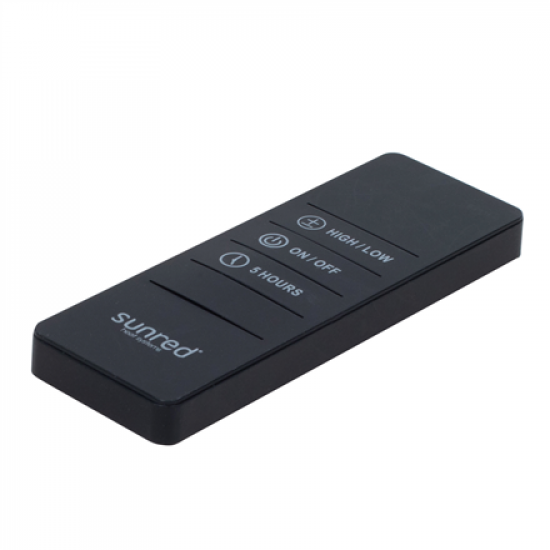 SUNRED | Heater | NER-2400, Nero Wall/Hanging | Infrared | 2400 W | Black | IP55