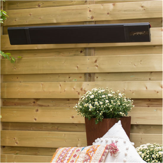 SUNRED | Heater | NER-2400, Nero Wall/Hanging | Infrared | 2400 W | Black | IP55