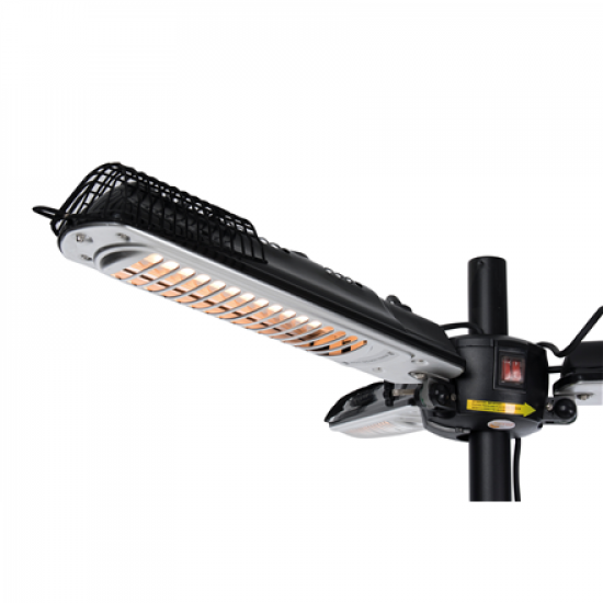 SUNRED | Heater | PH10, Bright Parasol | Infrared | 2000 W | Black/Silver | IP34