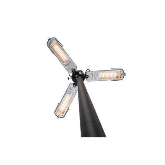 SUNRED | Heater | PH10, Bright Parasol | Infrared | 2000 W | Black/Silver | IP34