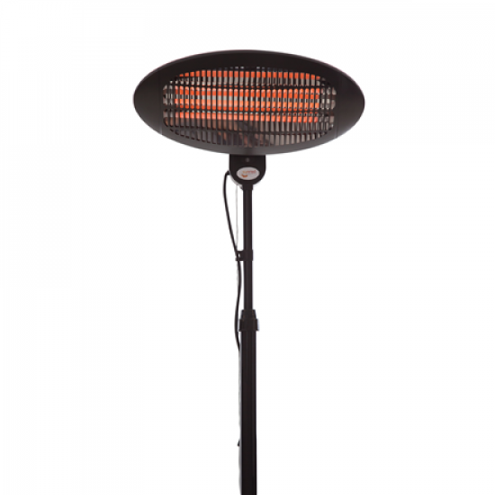 SUNRED | Heater | SMQ2000A, Elekra Quartz Standing | Infrared | 2000 W | Black | IP34