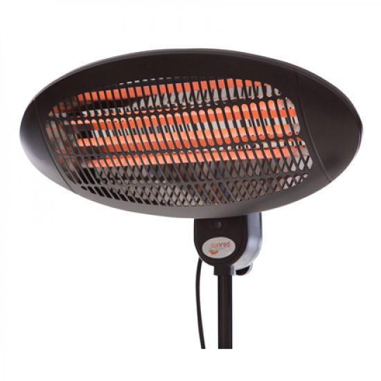 SUNRED | Heater | SMQ2000A, Elekra Quartz Standing | Infrared | 2000 W | Black | IP34