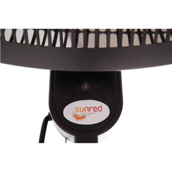 SUNRED | Heater | SMQ2000A, Elekra Quartz Standing | Infrared | 2000 W | Black | IP34