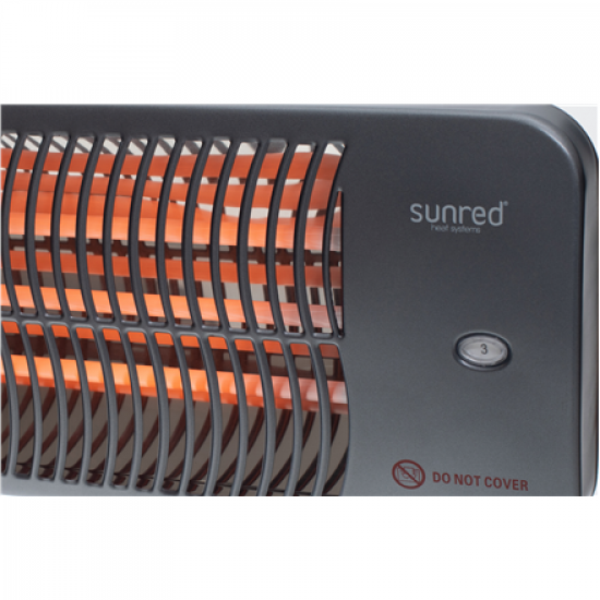 SUNRED | Heater | LUG-2000W, Lugo Quartz Wall | Infrared | 2000 W | Grey | IP24