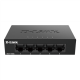 D-Link | Ethernet Switch | DGS-105GL/E | Unmanaged | Desktop | Gigabit Ethernet (copper) ports quantity 5