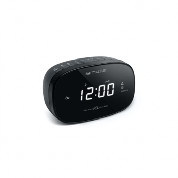 Muse | Dual Alarm Clock Radio PLL | M-155CR | Alarm function | Black