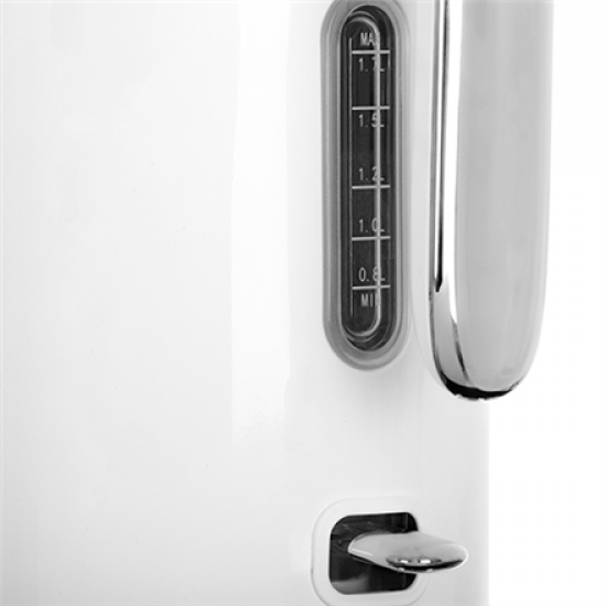 Adler | Kettle | AD 1341 | Electric | 2200 W | 1.7 L | Stainless steel | 360° rotational base | White