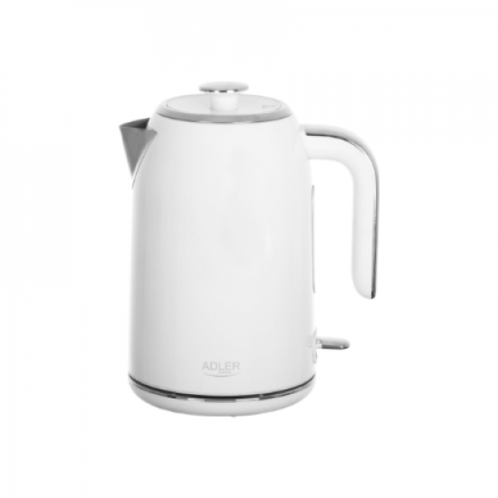 Adler | Kettle | AD 1341 | Electric | 2200 W | 1.7 L | Stainless steel | 360° rotational base | White