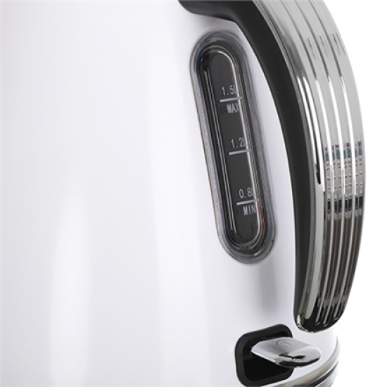 Adler | Kettle | AD 1343 | Electric | 2200 W | 1.5 L | Stainless steel | 360° rotational base | White