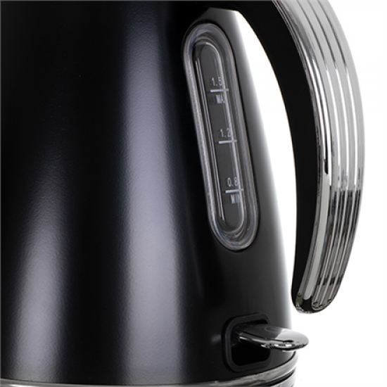 Adler | Kettle | AD 1343b | Electric | 2200 W | 1.5 L | Stainless steel | 360° rotational base | Black